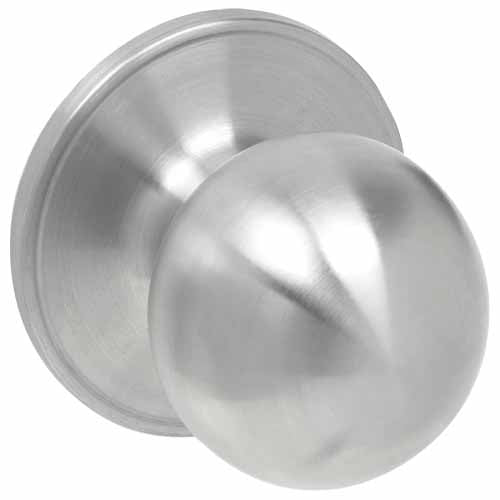 Locware Saturn Passage Knob Set Satin Stainless Steel Finish