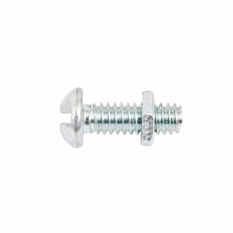 zenith-round-head-bolt-&-nut-1/4-inch-x-18mm-zinc-plated