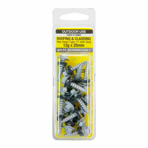 otter-roofing-&-cladding-timber-screws-12g-x-25mm-pack-of-15-galvanised