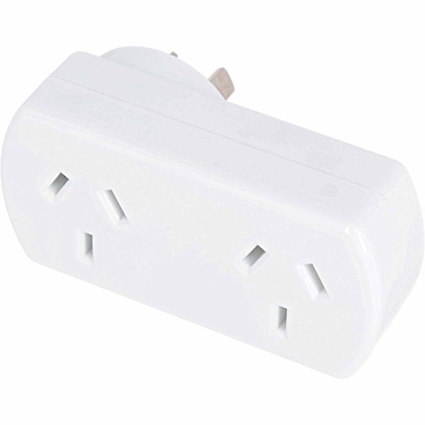 number-8-double-adapter-left-handed-2400-watt-white