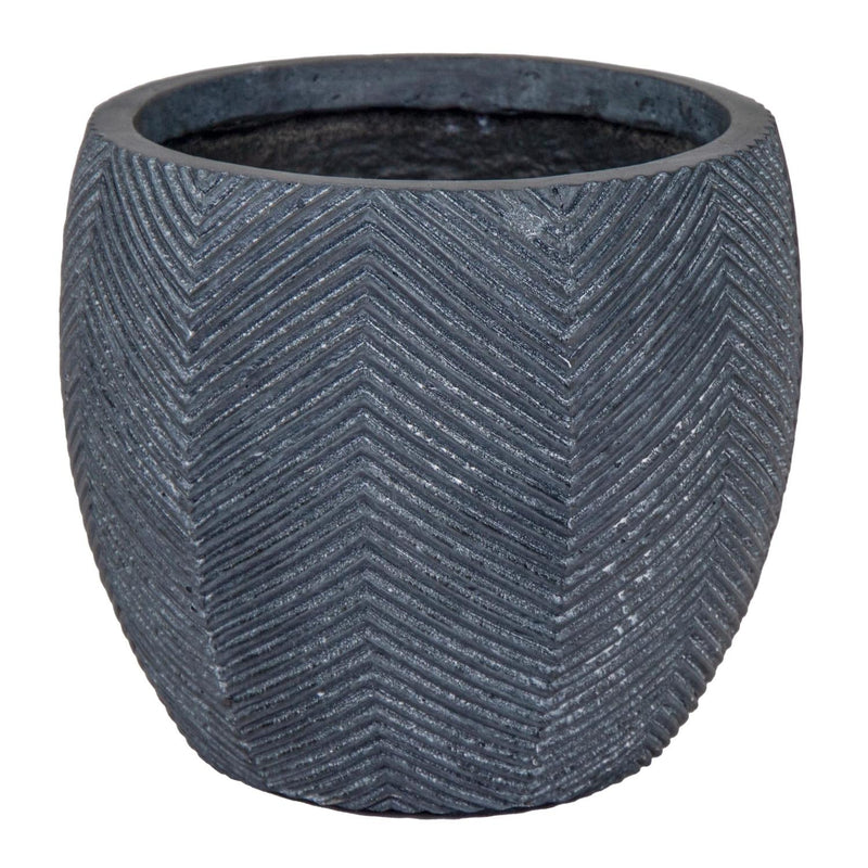 m-collections-iowa-clayfibre-bullet-pot-large-h:-390mm,-dia:-440mm-graphite