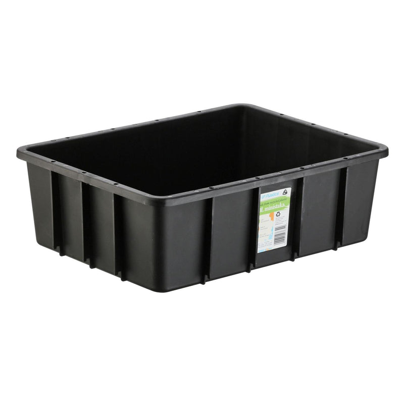 ip-plastics-mini-staka-recycled-heavy-duty-storage-box-10-litre-black